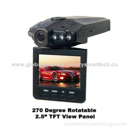 6 IR Night Vision H198 In-car Camera